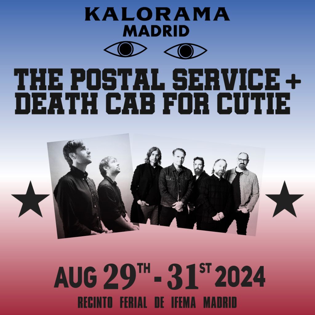 Postal Service y Death Cab for cutie actuarán en KALORAMA Madrid